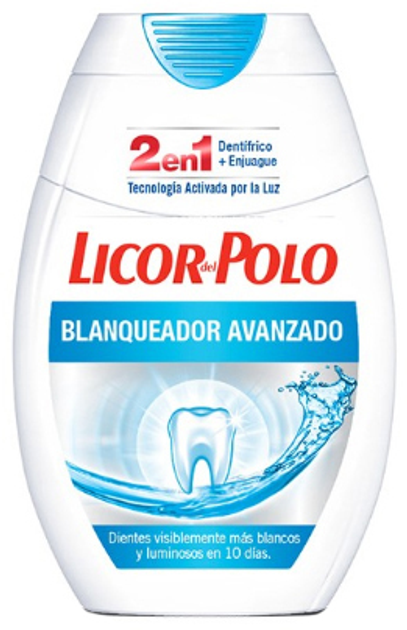 Зубна паста Licor Del Polo 2 в 1 Покращене відбілювання 75 мл (8410020053733) - зображення 1