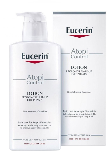 Лосьйон для тіла Eucerin Atopicontrol With Omega для атопічної шкіри 400 мл (4005800072864) - зображення 1