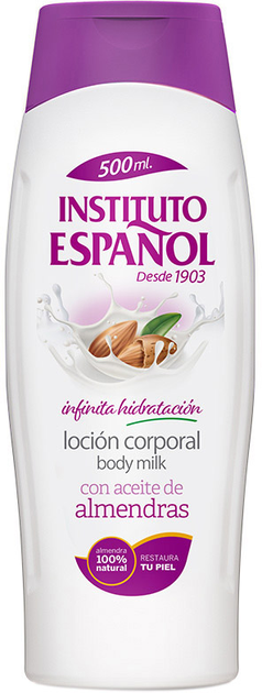 Balsam do ciała nawilżający Instituto Espanol Almonds Body Lotion 500 ml (8411047142127) - obraz 1
