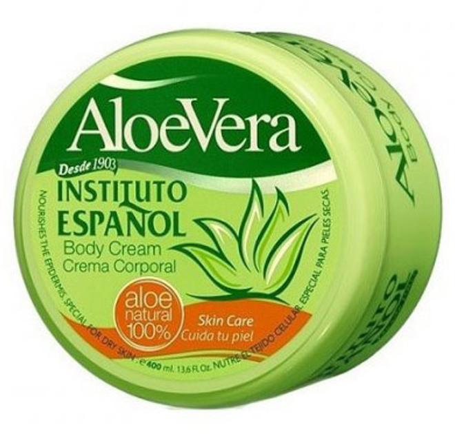 Krem do ciała Instituto Espanol Aloe Vera Body Cream 400 ml (8411047143186) - obraz 1
