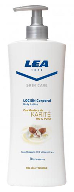 Лосьйон для тіла Lea Skin Care Body Lotion With Karite Butter Dry Skin 400 мл (8410737003465) - зображення 1