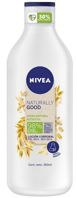 Лосьйон для тіла Nivea Naturally Good Body Lotion Natural Balance 350 мл (4005900787873) - зображення 1