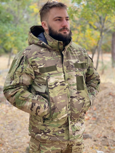 Зимова куртка мультикам multicam, бушлат мультикам куртка зимова тепла, куртка multicam Omni-Heat 50 - зображення 1