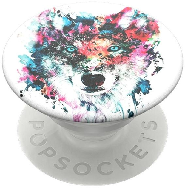 Тримач і підставка для телефону PopSockets Wolf (842978134338) - зображення 1