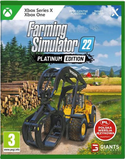 Gra XOne/XSX Farming Simulator 22 edycja platynowa (płyta Blu-ray) (4064635510378) - obraz 1