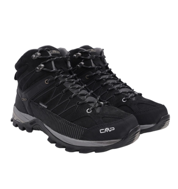 Черевики RIGEL MID TREKKING SHOES WP, CMP, Black/grey, (3Q12947-73UC), 46 - зображення 2