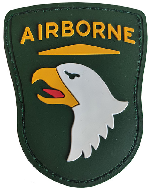 Нашивка Airborn ПВХ Military green GP - зображення 1