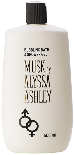 Żel pod prysznic Alyssa Ashley Musk Bubbling Bath and Shower Gel 500 ml (3434730735838) - obraz 1