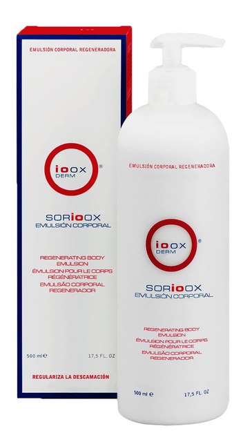 Молочко для тіла Ioox Sorioox Emulsioіn Corporal Regeneradora Pieles Sensibles 500 мл (8470001859587) - зображення 1