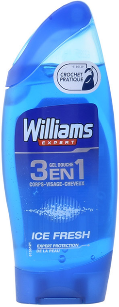 Гель для душу Williams Expert Ice Fresh Shower Gel 250 мл (8712561397551) - зображення 1