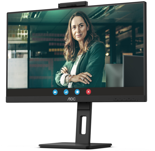 Монітор 23.8" AOC 24P3QW Black (4038986140775) - зображення 3