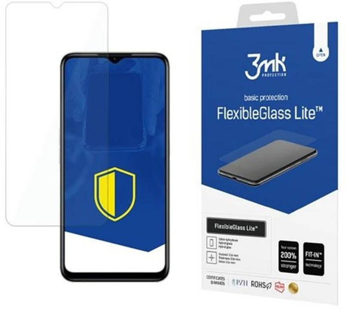 Szkło hybrydowe 3MK FlexibleGlass Lite dla Realme C35 (5903108462303) - obraz 1