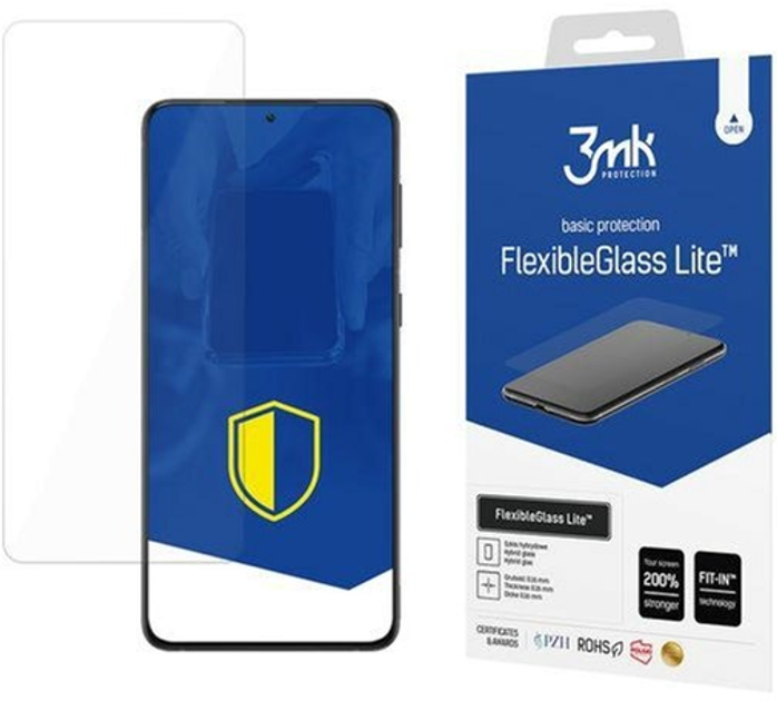 Гібридне скло 3MK FlexibleGlass Lite для Samsung Galaxy S21+ 5G G996 (5903108343626) - зображення 1