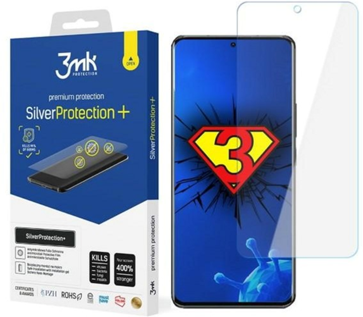 Захисна плівка 3MK Silver Protect+ для Xiaomi 13 антимікробна (5903108499743) - зображення 1