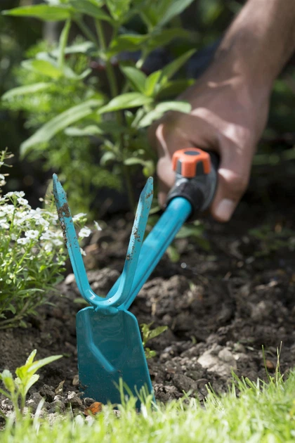 Motyka ręczna Gardena Combisystem Classic Ergo prostokątna 5 cm 2 zęby (08913-20.000.00) - obraz 8