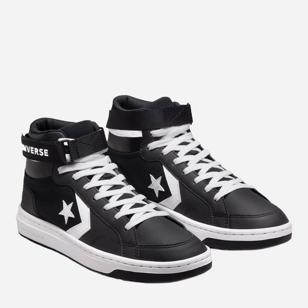 Sneakersy męskie skórzane na platformie wysokie Converse Pro Blaze V2 Mid A00986C 41.5 (8US) 26.5 cm Czarne (194433828000) - obraz 2