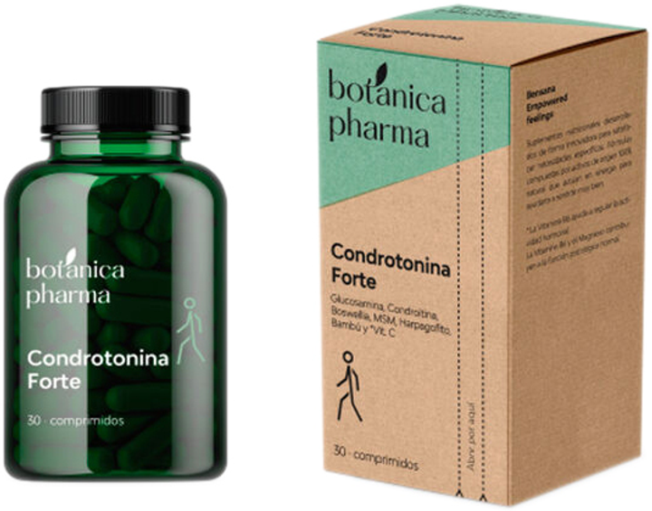 Натуральна харчова добавка Botanicapharma Condrotonina Forte 30 таблеток (8435045200818) - зображення 1