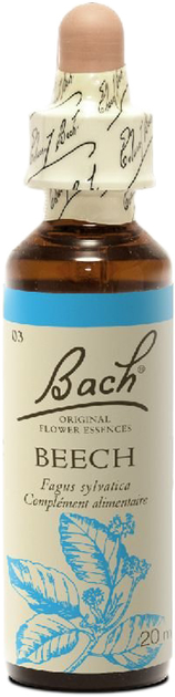 Krople do fitoterapii Bach 03 Beech 20 ml (5000488103793) - obraz 1