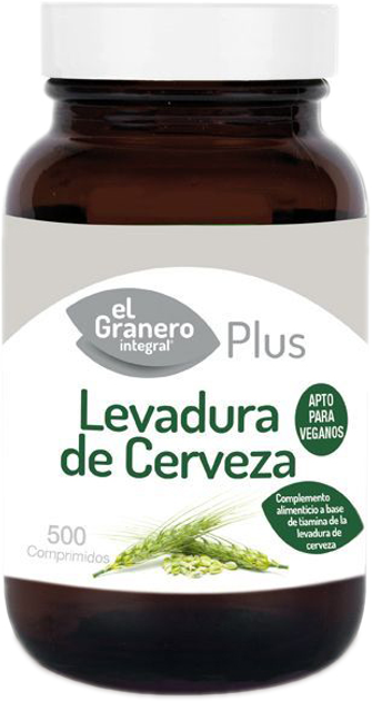 Натуральна харчова добавка El Granero Levadura Cervez 400 мг 500 капсул (8422584031058) - зображення 1
