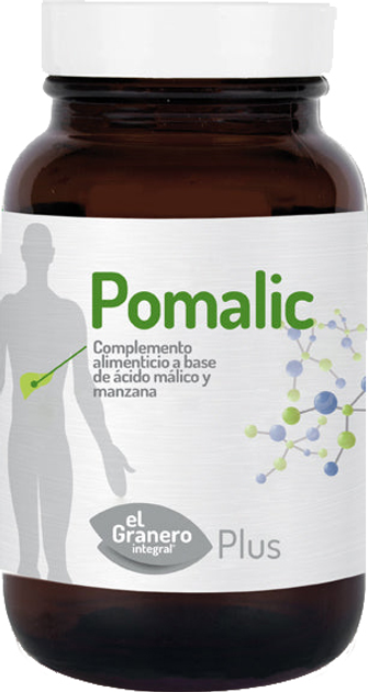 Натуральна харчова добавка El Granero Pomalic Plus Acido Malico 60 капсул (8422584033892) - зображення 1