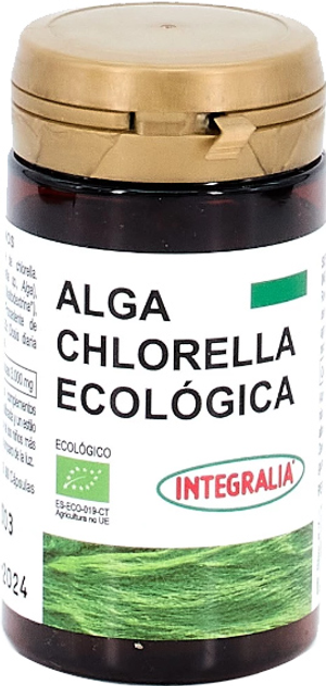 Дієтична добавка Integralia Alga Chlorella Eco 60 капсул (8436000544961) - зображення 1