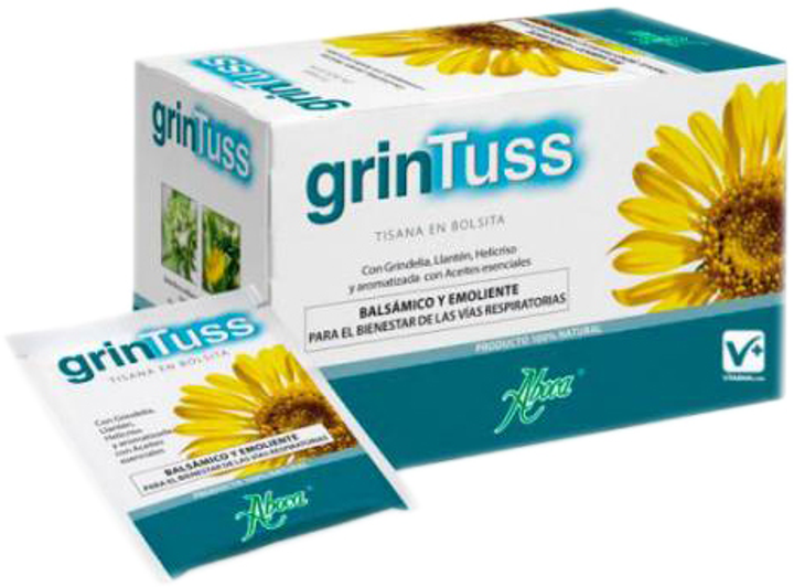 Трав'яний чай Aboca Grintuss Infusion 20 пакетиков чая (8032472004783) - зображення 1