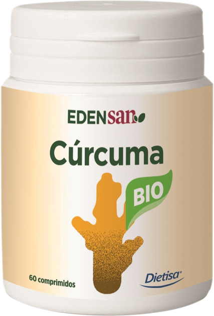Натуральна харчова добавка Dietisa Edensan Bio Curcuma 60 капсул (3175681181342) - зображення 1