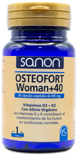 Suplement diety Sanon Osteofort Woman +40 495 mg 30 kapsułek (8436556082078) - obraz 1
