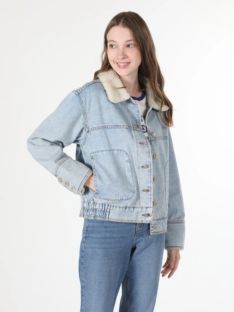 Джинсовая куртка женская Colin's CL1060478DN01686 S Salina Wash (5940000550417) - Фото 3 Джинсовая куртка женская Colin's CL1060478DN01686 S Salina Wash (5940000550417) - изображение 3