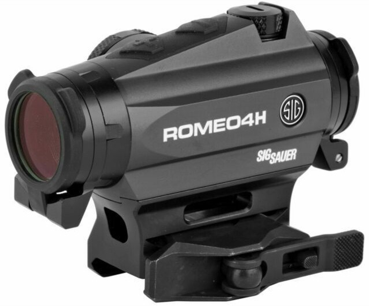 Приціл коліматорний SIG Optics ROMEO 4H, BALLISTIC CIRCLE DOT, 0.5 MOA ADJ, GRAPHITE - зображення 1