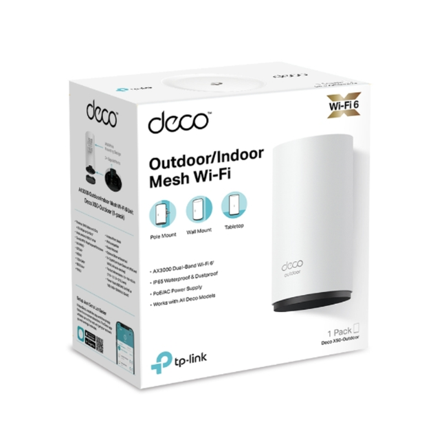 Маршрутизатор/роутер Tp-Link Deco X50-Outdoor(1-pack) 3000 Мбит/с 1шт - изображение 5