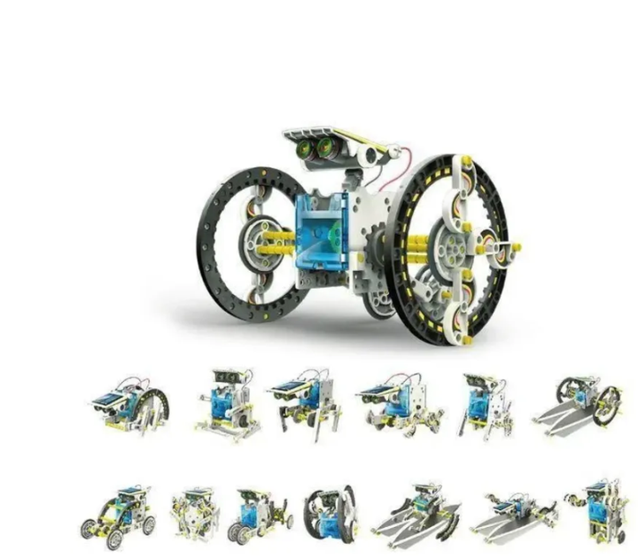 Конструктор робот Solar Robot 13 в 1 на солнечных батареях - изображение 3