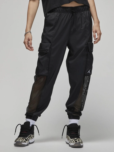 Акція на Спортивные штаны женские Nike AIR Jordan Essential Utility Pant Cor DO5054-010 XS Черные від Rozetka