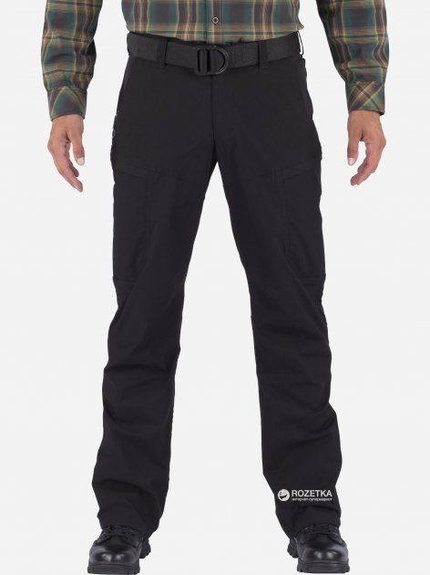 Штани тактичні 5.11 Tactical Apex Pants 74434 W33/L34 Black (2000980382347) - изображение 1