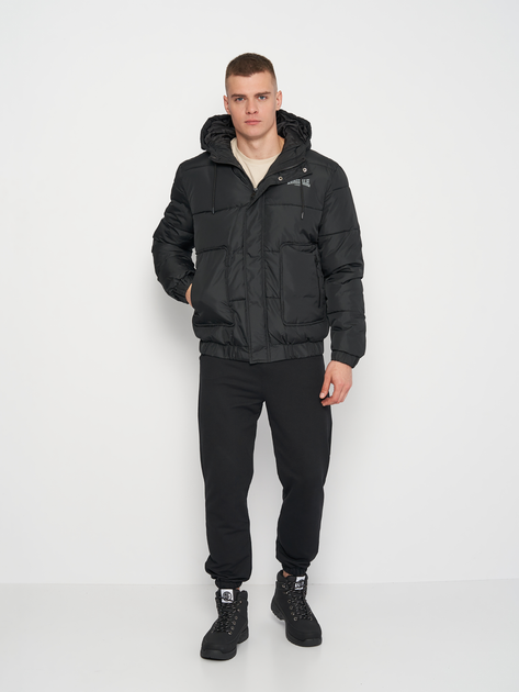 Куртка зимняя короткая мужская Lonsdale 117301-1513 3XL Black/Grey ...