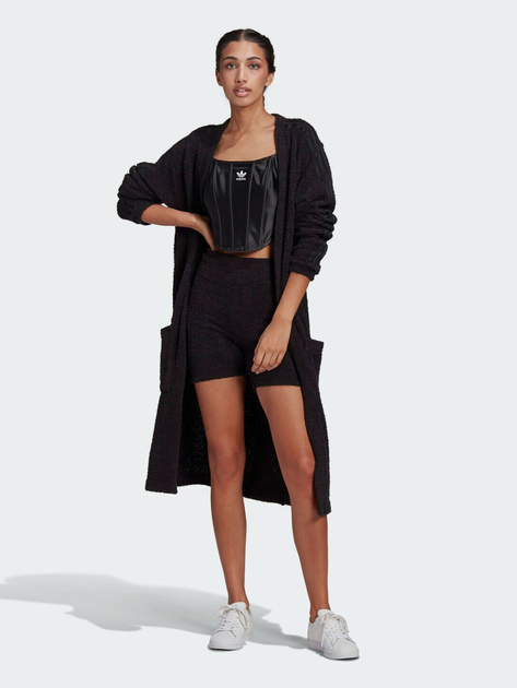 Кардиган жіночий Adidas Kimono Originals H18832 34 Чорний (4064047863819) - зображення 1