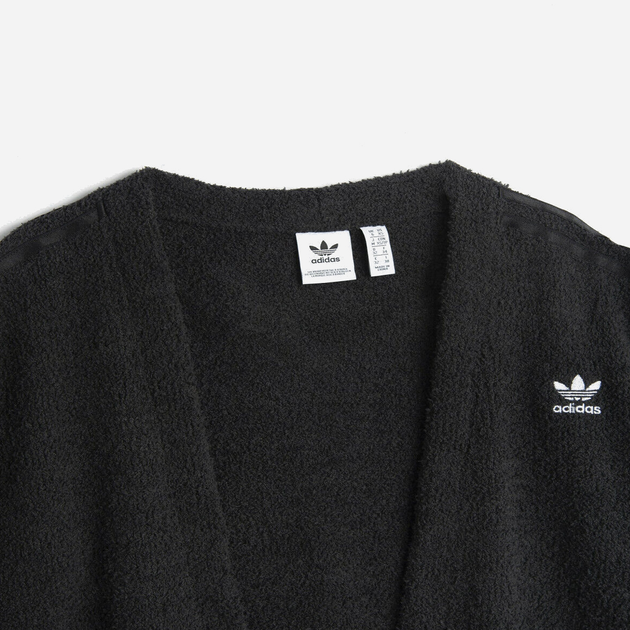 Kardigan damski długi Adidas Kimono Originals H18832 34 Czarny (4064047863819) - obraz 4