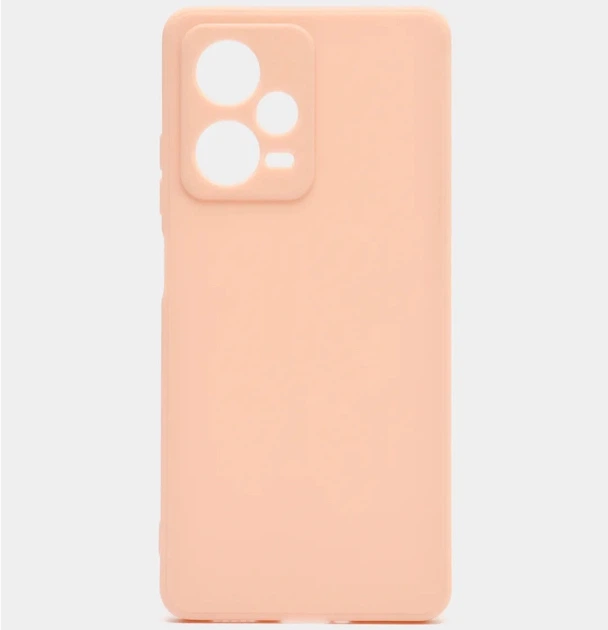 Чохол Fiji Soft для Xiaomi Redmi Note 12 Pro Plus 5G силікон бампер світло-рожевий - Фото 1 Чохол Fiji Soft для Xiaomi Redmi Note 12 Pro Plus 5G силікон бампер світло-рожевий - зображення 1