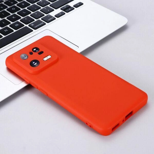 Чехол Fiji Soft для Xiaomi 13 Pro силикон бампер красный - изображение 3