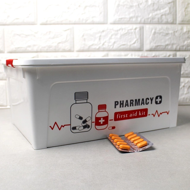 Аптечка-органайзер для зберігання ліків 7.9л Алеана - зображення 1