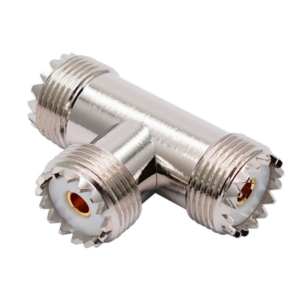 Сплиттер антенный 3x UHF Female (мама, SO-239), разветвитель на 2 ...