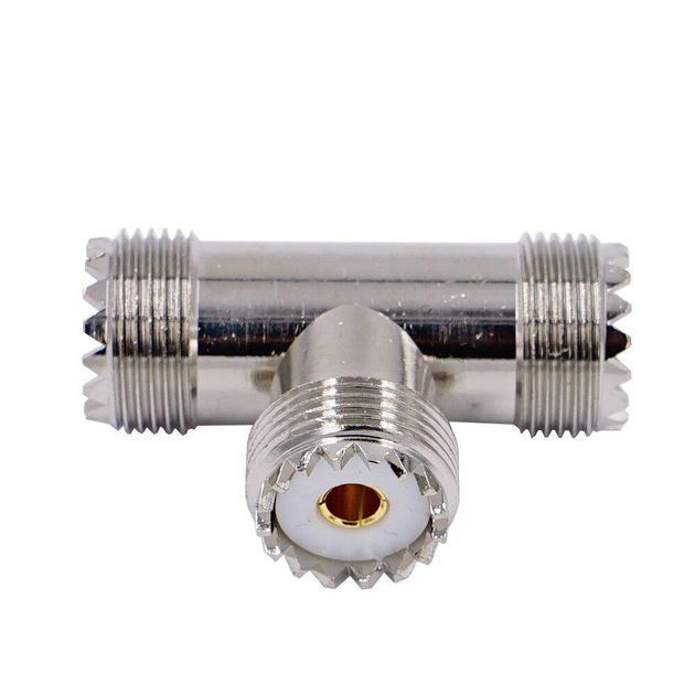Сплиттер антенный 3x UHF Female (мама, SO-239), разветвитель на 2 ...