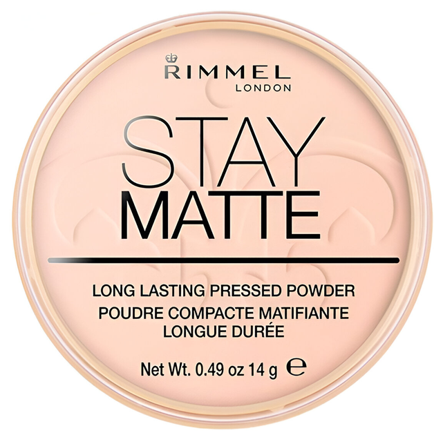 Puder Rimmel Stay Matte Long Lasting Powder 002 Pink Blossom 14 g (3607345064512) - obraz 1