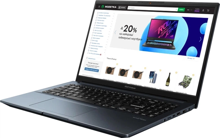 Ноутбук ASUS VivoBook Pro 15 OLED M6500QC (M6500QC-L1081W) Refurbished - Фото 3 Ноутбук ASUS VivoBook Pro 15 OLED M6500QC (M6500QC-L1081W) Refurbished - изображение 3