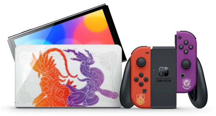 Игровая консоль Nintendo Switch OLED Pokemon Scarlet and Violet Edition - Фото 1 Игровая консоль Nintendo Switch OLED Pokemon Scarlet and Violet Edition - изображение 1