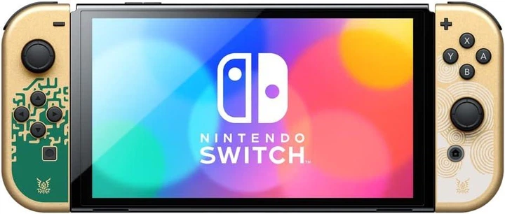 Игровая консоль Nintendo Switch OLED The Legend of Zelda Tears of the Kingdom Edition - Фото 2 Игровая консоль Nintendo Switch OLED The Legend of Zelda Tears of the Kingdom Edition - изображение 2
