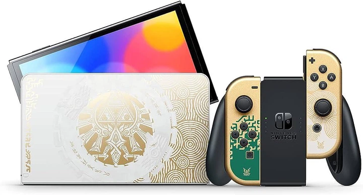 Игровая консоль Nintendo Switch OLED The Legend of Zelda Tears of the Kingdom Edition - Фото 8 Игровая консоль Nintendo Switch OLED The Legend of Zelda Tears of the Kingdom Edition - изображение 8