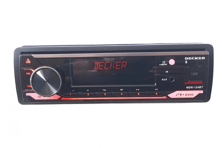Автомагнитола 1DIN Decker MDR-124 BT - изображение 10