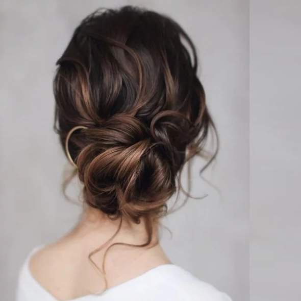 Жіноча гумка для волосся, шиньйон гумка для волосся виготовлена ​​з термостійкого волокна чорна - зображення 2