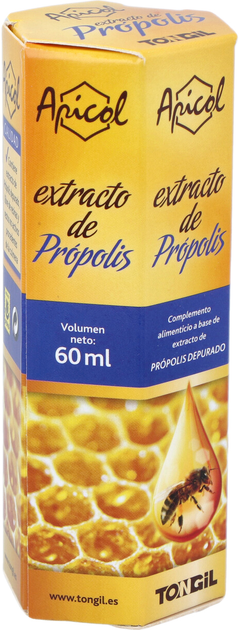 Натуральна харчова добавка Tongil Apicol Extracto Propolis 60 мл (8436005300135) - зображення 1